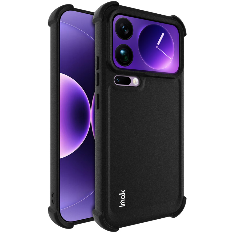 (Matte ) Imak For Xiaomi 17 Pro Max Case Tpu Phone Cover Airbag Shockproof Protection Black 6914299528005