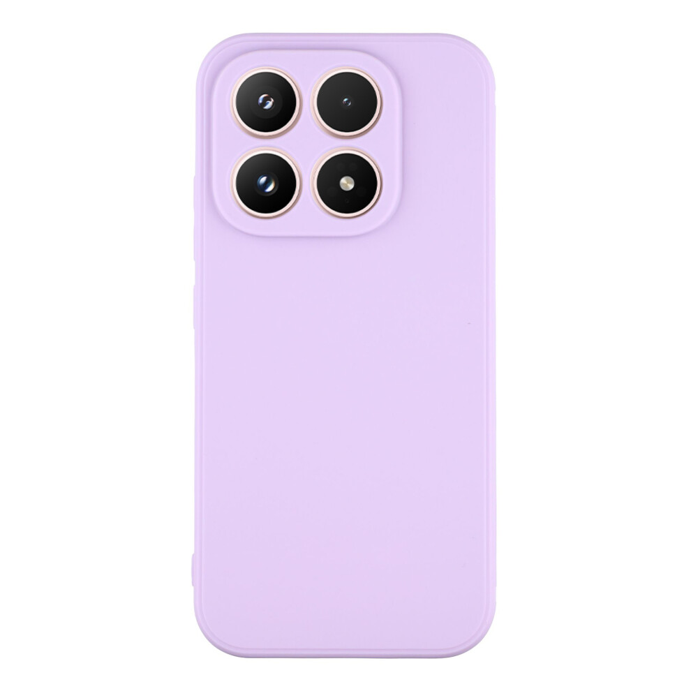 (Purple) For Xiaomi 17 Case Precise Cutouts Straight Edge Tpu Shockproof Phone Cover Purple 6914297487083