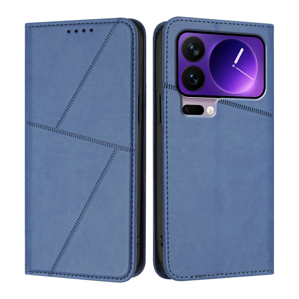 (Royal ) For Xiaomi 17 Pro Wallet Case Magnetic Closure Leather Flip Phone Cover With Stand Blue 6914291719821