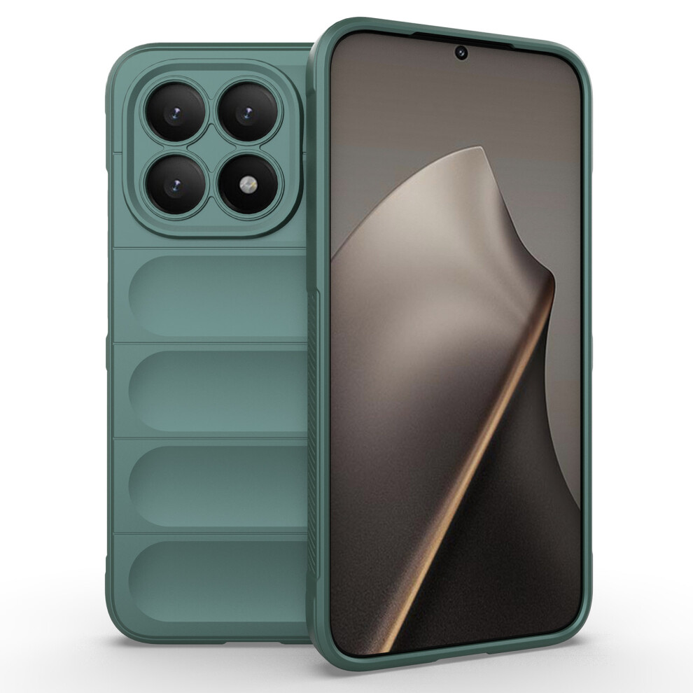 (Green) Amorus For Xiaomi 15T Case Shockproof Soft Tpu Rugged Phone Back Cover Green 6914293579416