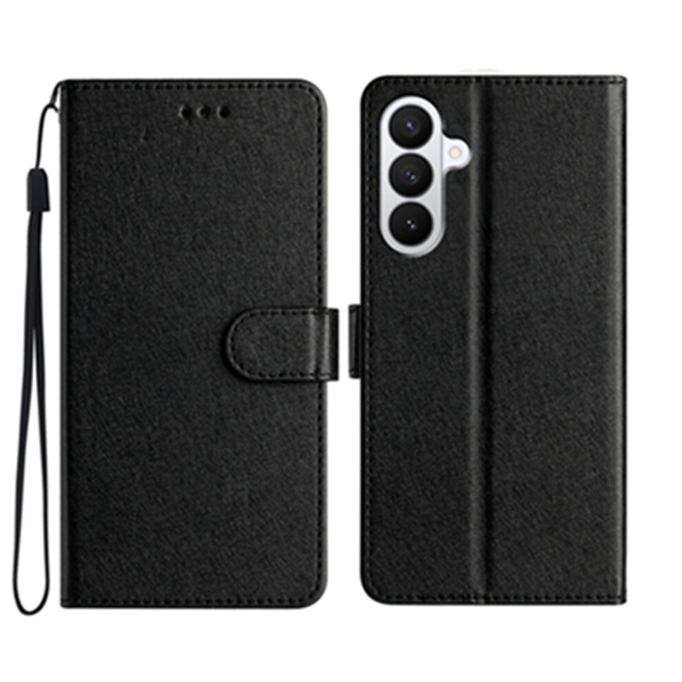(Black) For Samsung Galaxy S26 Wallet Case Leather Folio Phone Cover Magnetic Clasp Black 6914297005614