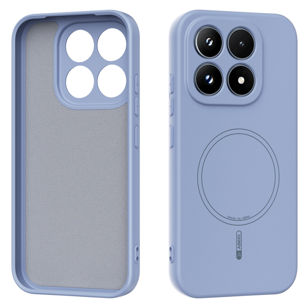 (Sky ) Abeel For Xiaomi 17 Magnetic Case Skin Touch Liquid Silicone Phone Back Cover Blue 6914296431629