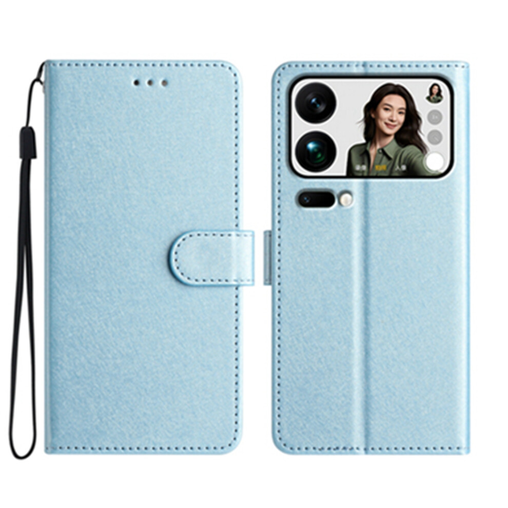 (Sky ) For Xiaomi 17 Pro Max Wallet Case Leather Folio Phone Cover Magnetic Clasp Blue 6914294335066