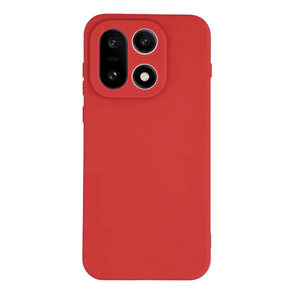 (Hawthorn ) For Oneplus 15 5G Case Precise Cutouts Straight Edge Tpu Shockproof Phone Cover Red 6914293399472