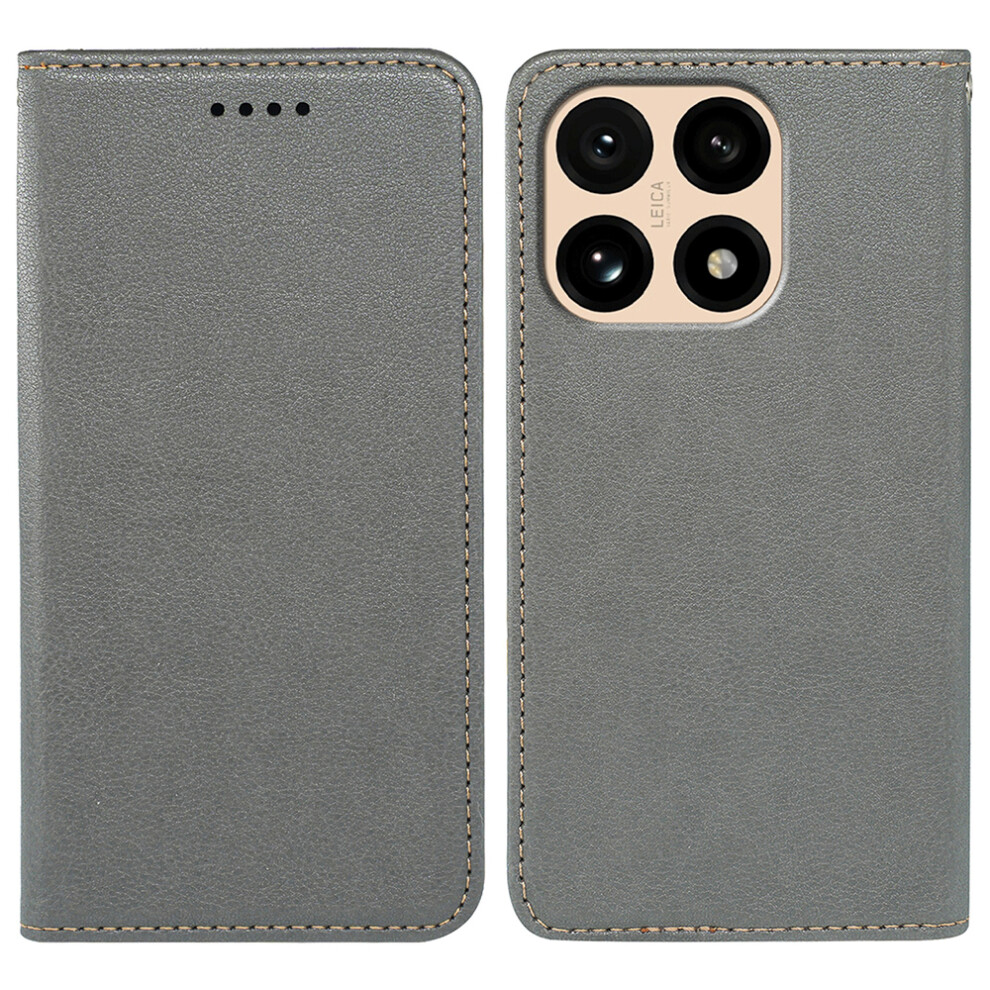 (Grey) For Xiaomi 15T Case Wallet Rfid Blocking Leather Phone Cover Strong Magnetic Closure Grey 6914298629888