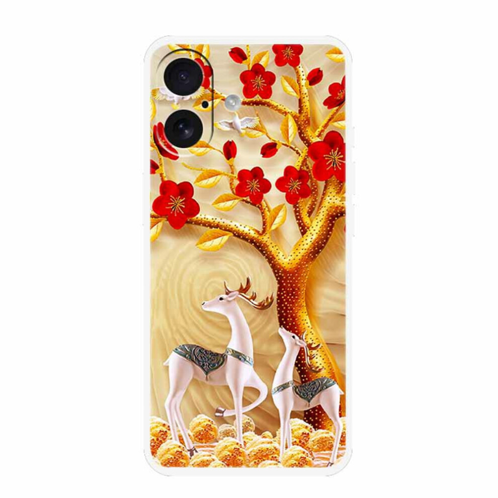 (Sika Deer) For Iphone 17 Case Tpu Pattern Printed Shockproof Phone Cover 6914290014132
