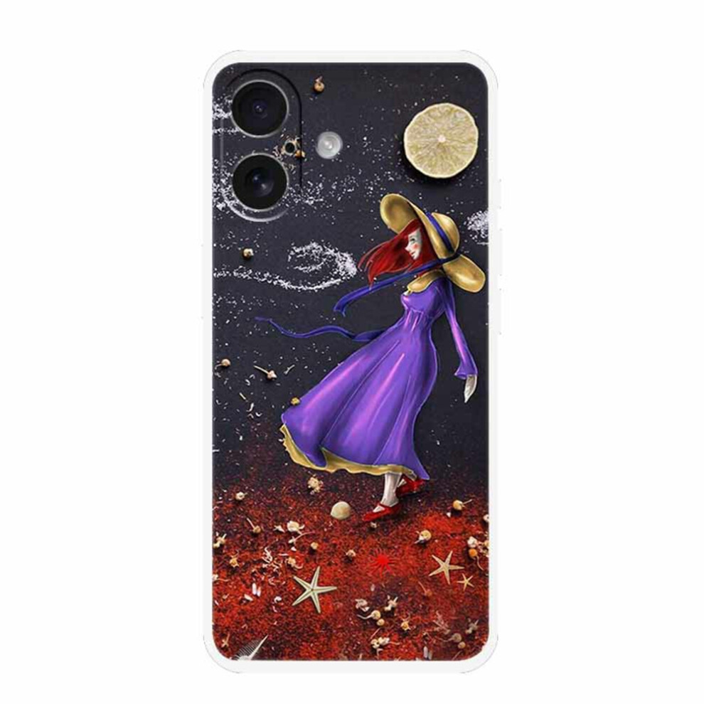 (Girl) For Iphone 17 Case Tpu Pattern Printed Shockproof Phone Cover 6914293019738