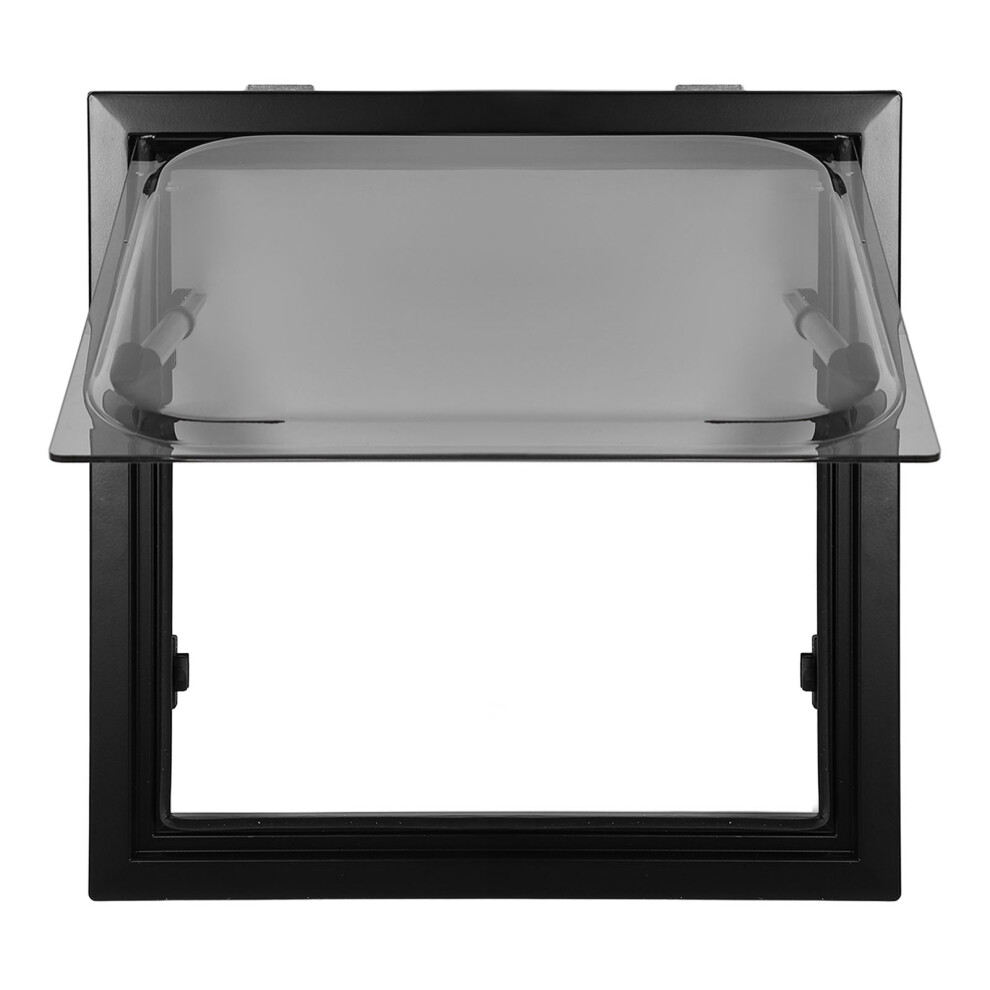 Rv Push Out Window 20X20in With Sunshade Black 7293282033672
