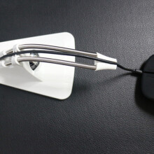 Mouse Cable Holder Mouse Bungee Cord Clip Wire Organizer Flexible for E-Sports Mice Perfect Playing Game White