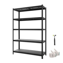 Vijflaags Verstelbare Opbergplank - Duoku - 1230x465x1813 mm, Totale Laadcapaciteit 1134 kg, voor Magazijn, Garage
