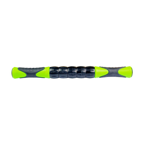 Fitness Mad Fitness Mad Rolling Unisex Massage Stick, Black/Green