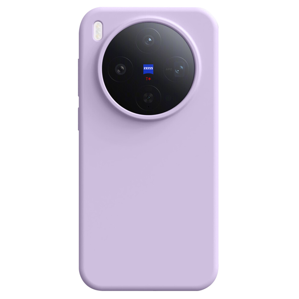 (Light ) For Vivo X300 5G Case Skin-Friendly Liquid Silicone + Pc Phone Cover Purple 6914298465028