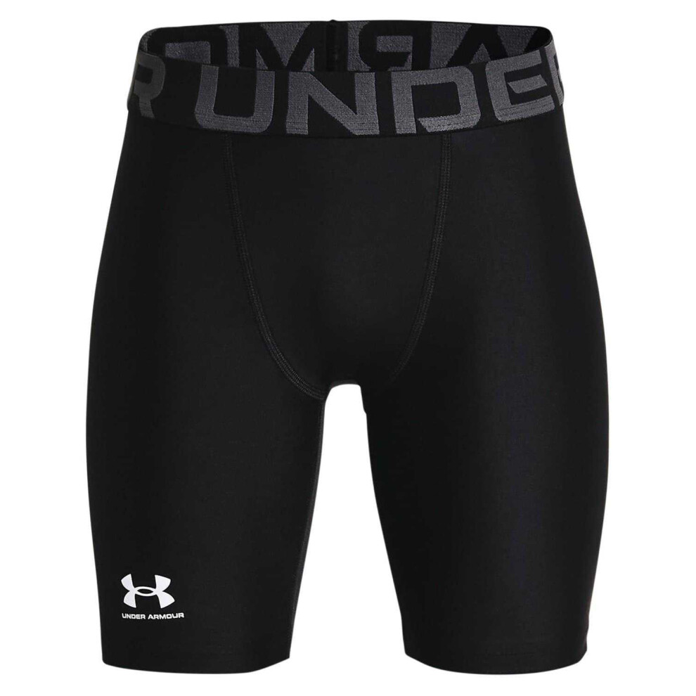 Under Armour (7-8 Years, ) Childrens/Kids Heatgear Compression Shorts Black