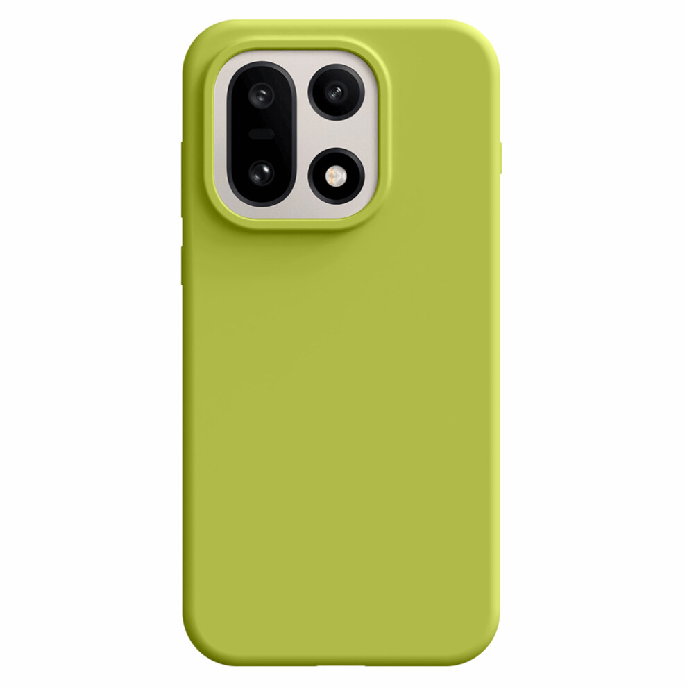 (Green) For Oneplus 15 5G Case Skin-Friendly Liquid Silicone + Pc Phone Cover Green 6914298476345