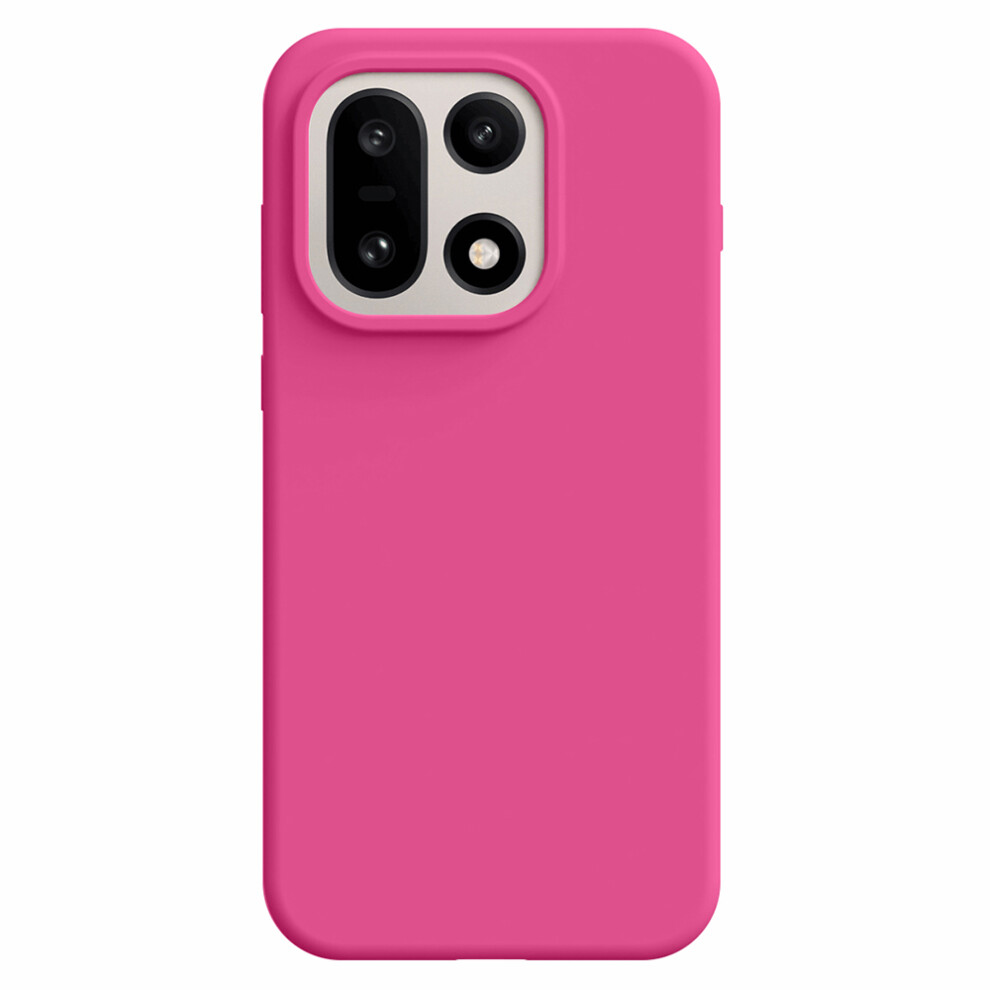 (Hot ) For Oneplus 15 5G Case Skin-Friendly Liquid Silicone + Pc Phone Cover Pink 6914299095293