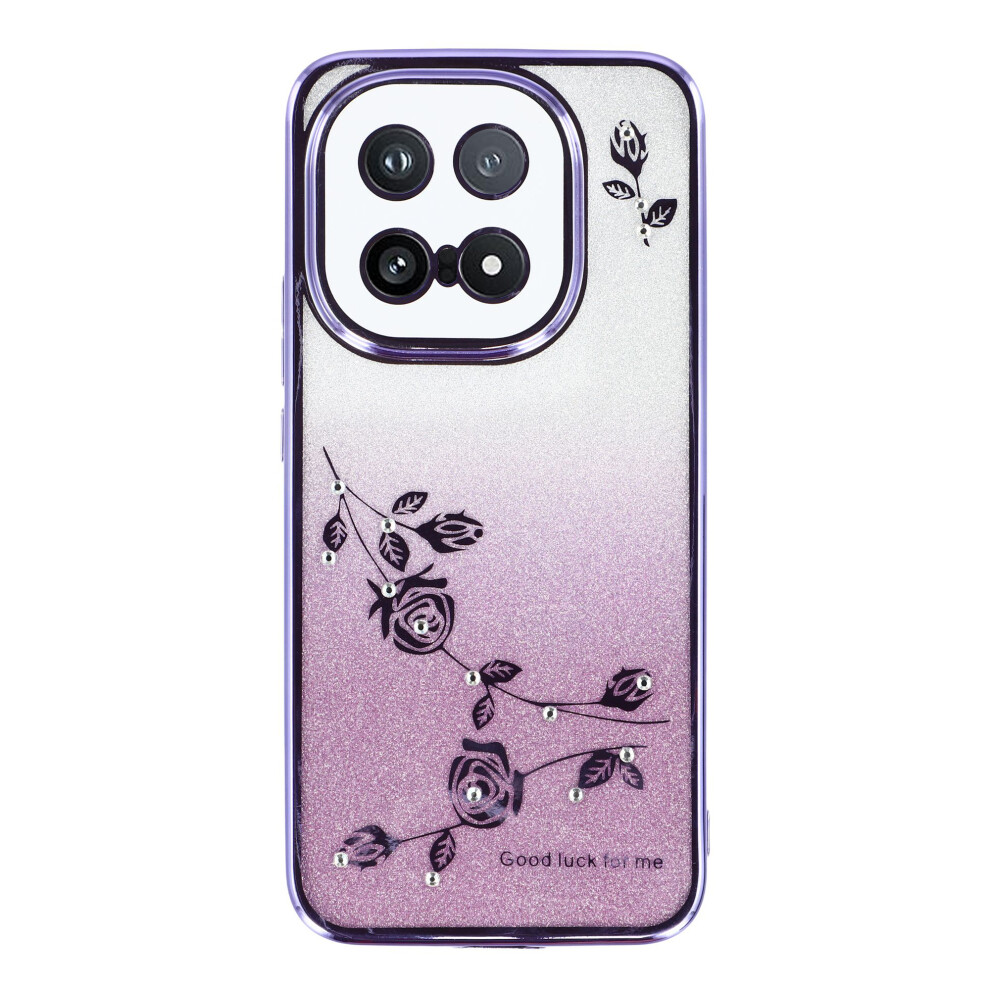 (Purple) Kadem For Vivo Iqoo 15 5G Case Flower Tpu Flexible Gradient Phone Cover Purple 6914291467746