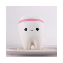(Pink) (Pink) Baby Teeth Squishy Doll Slow Rising Squeeze Toys