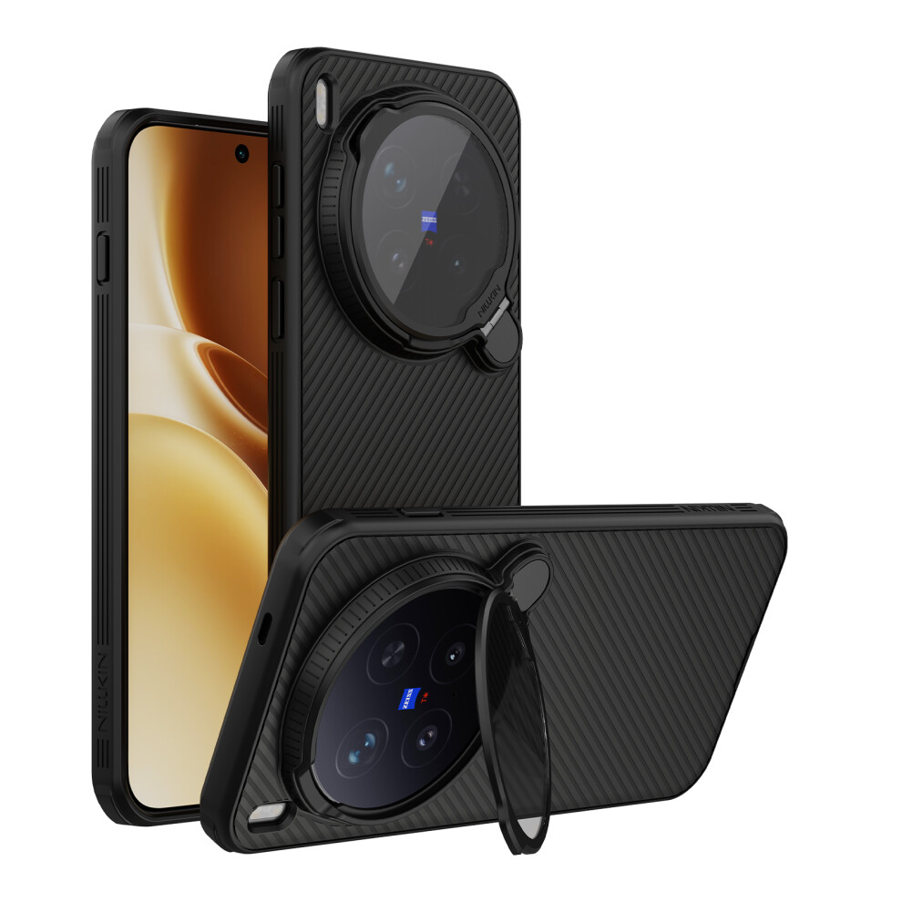 (Black) Nillkin Camshield Prop Magnetic Series For Vivo X300 Pro 5G Magnetic Case Clear Lens Lid Pc Tpu Phone Back Cover Black 6914292873188