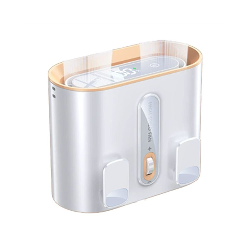 Waist Hanging Fan 6000Mah Portable Waist Clip High-Speed Dual Duct Neck Hanging Desktop Electric Fan B 4713134092273