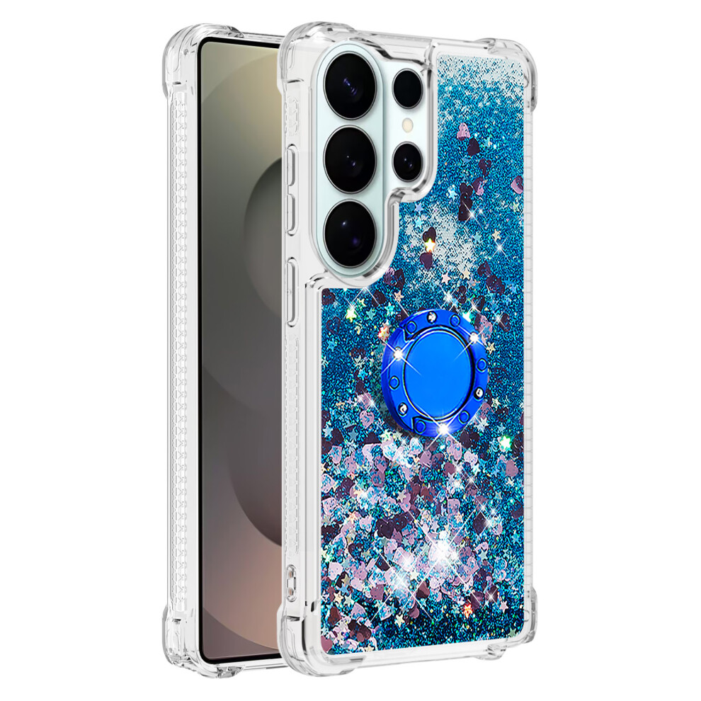 ( / Hearts) For Samsung Galaxy S26 Ultra Tpu Case With Kickstand Quicksand Shockproof Cover Blue 6914296972900