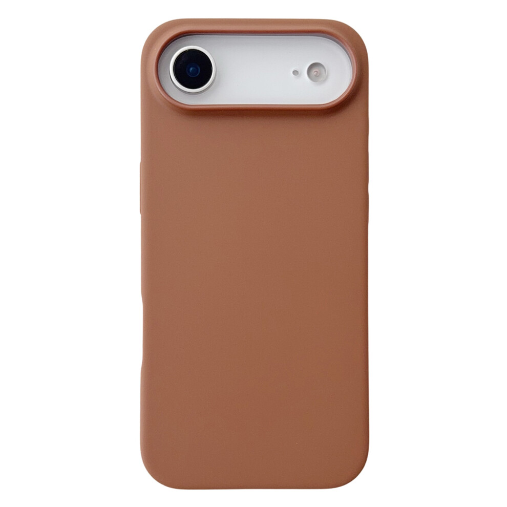 (Brown) For Iphone Air Compatible With Magsafe Liquid Silicone Phone Back Cover (No Logo) Brown 6914292573873
