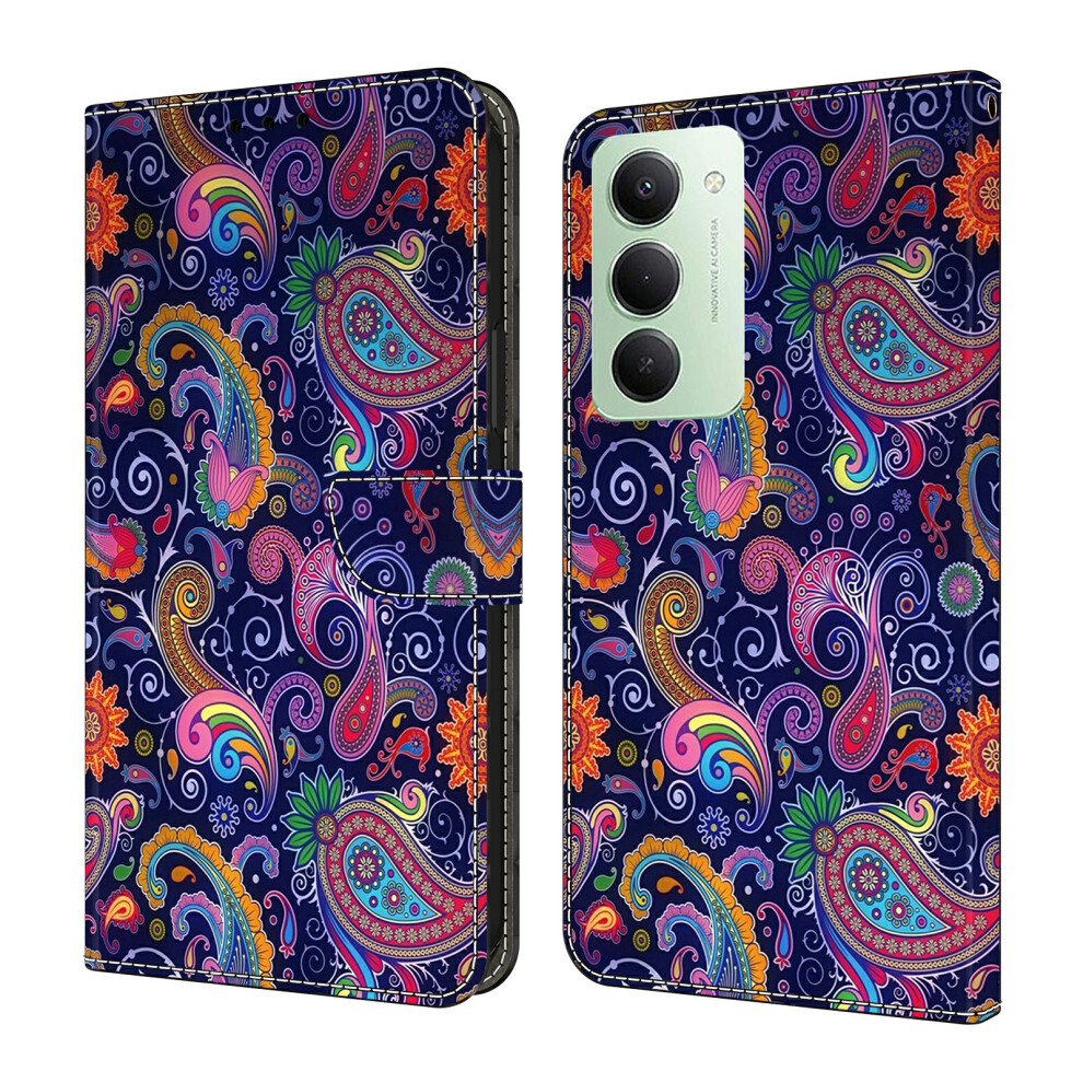 (Ethnic Vine) For Xiaomi Redmi 15 4G (Eu) (171Mm) Wallet Case Pattern Printing Stand Leather Flip Phone Cover 6914299195009