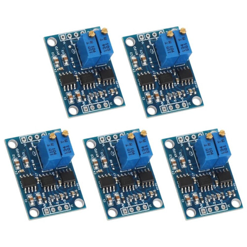 5pcs AD620 Microvolt MV Voltage Amplifier Signal Instrumentation Module Board 3-12VDC for Sensor Signal Conditioning