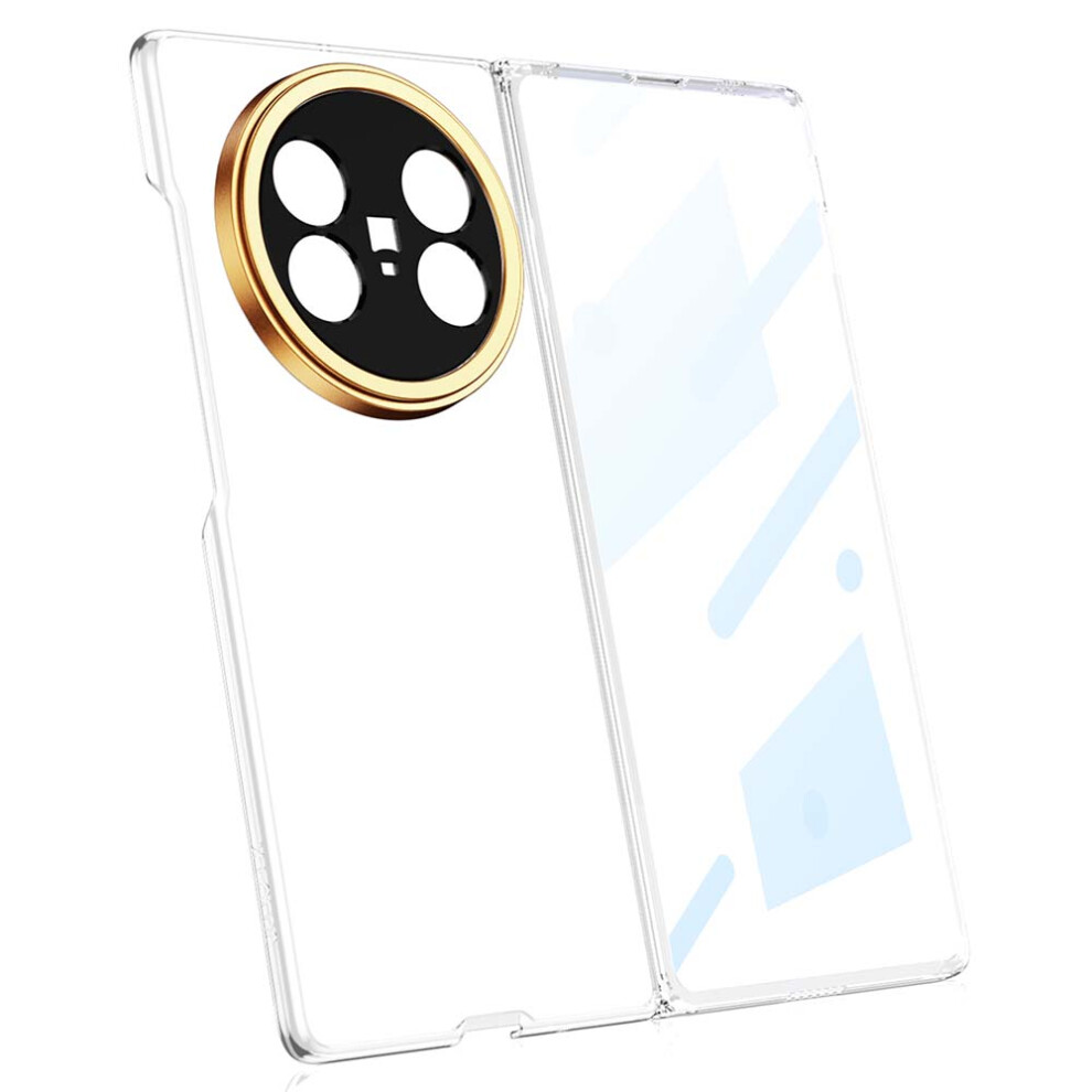 (Transparent) Gkk For Vivo X Fold5 5G Case Hard Pc Ultra Slim Phone Cover With Front Tempered Glass Film 6914290495504
