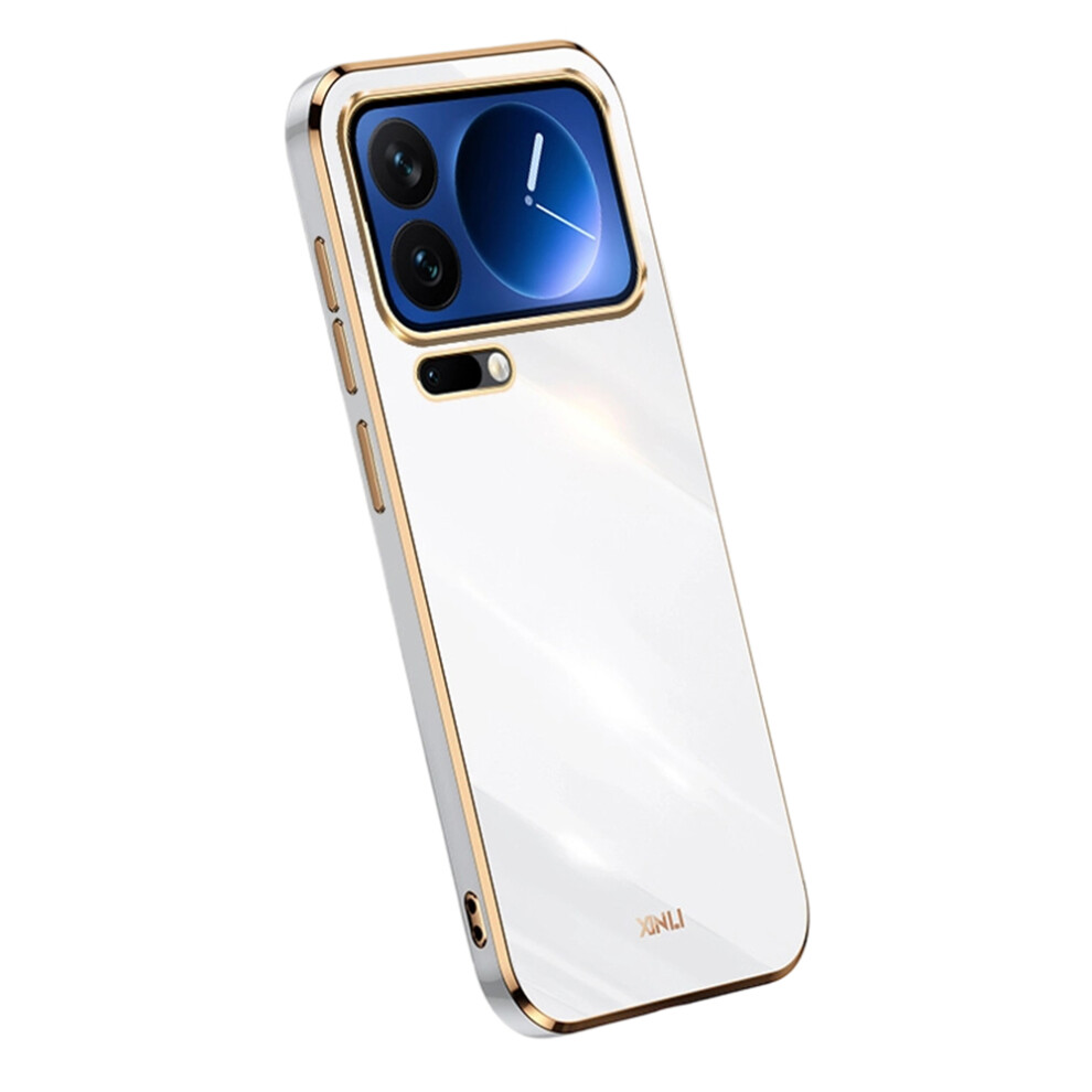 (White) Bulk Purchasing Xinli For Xiaomi 17 Pro Case Tpu Phone Cover With Electroplating Frame White 6914297609430