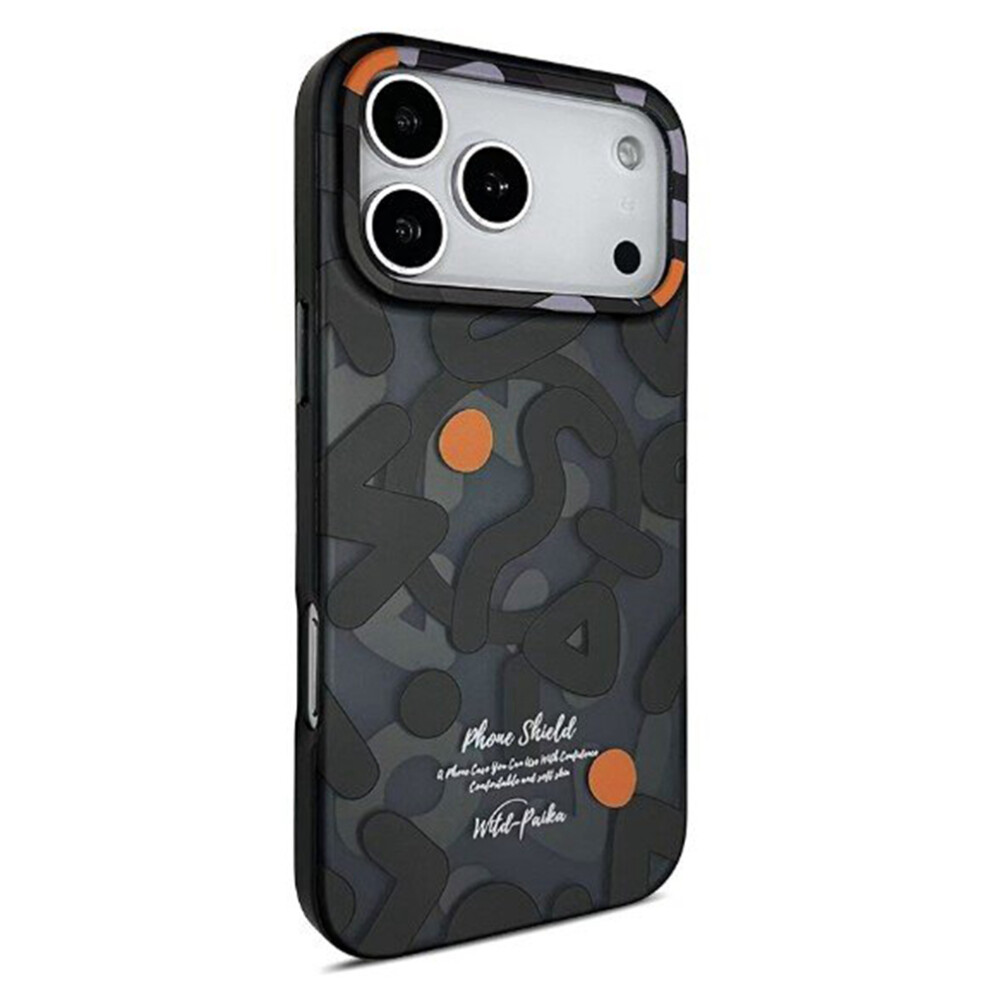 (Black) Paika Graffiti Series For Iphone 17 Pro Max Case Compatible With Magsafe Pc + Tpu Phone Cover Black 6914295800921