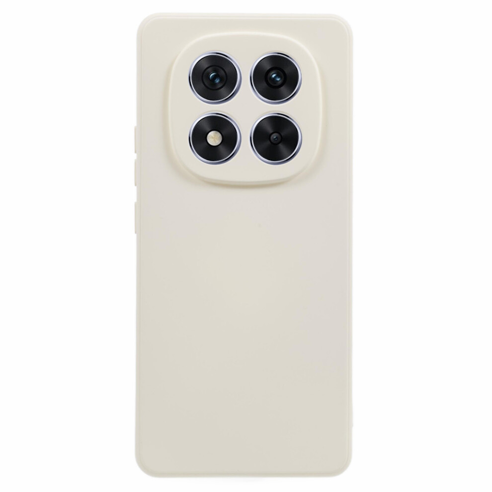 (White) Amorus For Xiaomi Poco M8 5G / Redmi Note 15 5G (Global) / 15 4G (Global) Case Precise Cutouts Tpu Fiber Lining Shockpro White 6914298992593