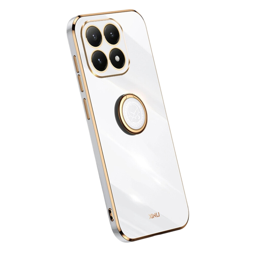(White) Bulk Purchasing Xinli For Xiaomi 15T Case Ring Kickstand Electroplating Tpu Phone Cover White 6914296481990