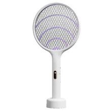 Scacciazanzare Elettronico E3 con Lampada Repellente A Parete con Display LED Intelligente, Ricaricabile da 2000 MAh