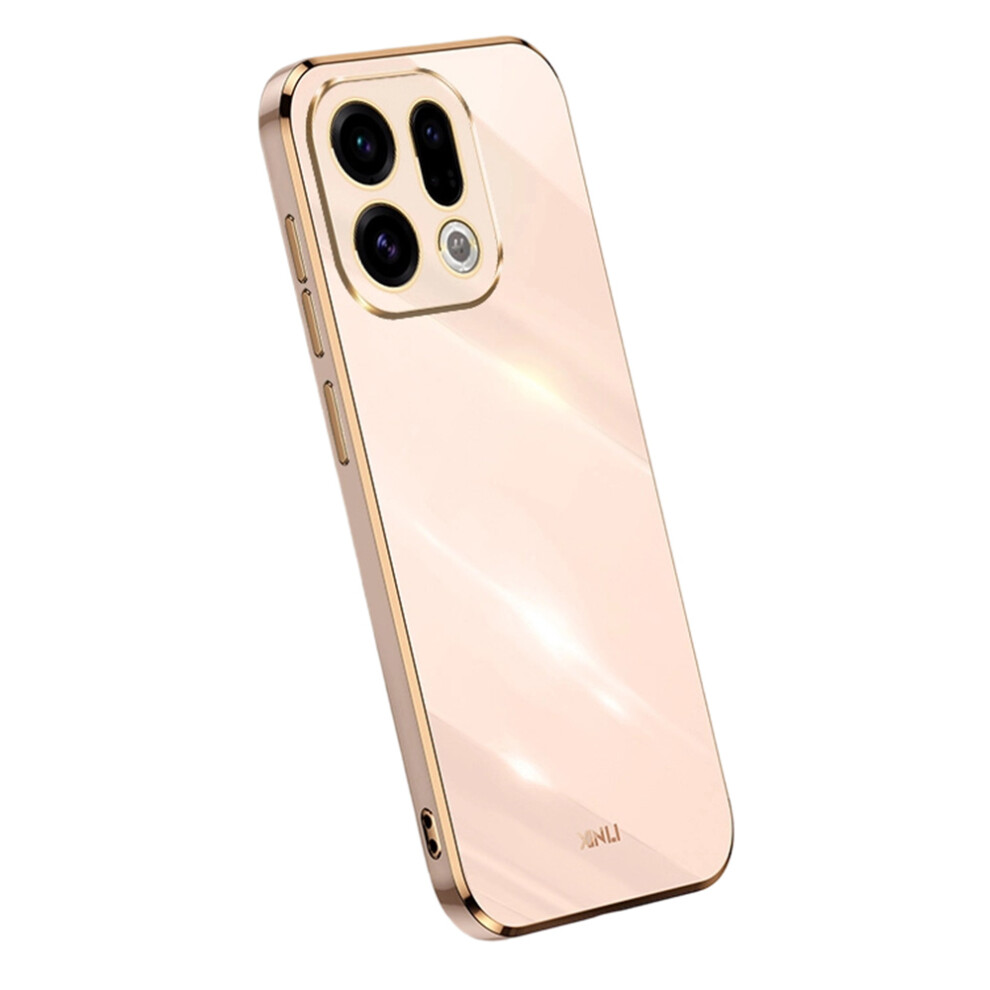 (Pink) Bulk Purchasing Xinli For Oppo Find X9 5G Case Tpu Phone Cover With Electroplating Frame Pink 6914291955274