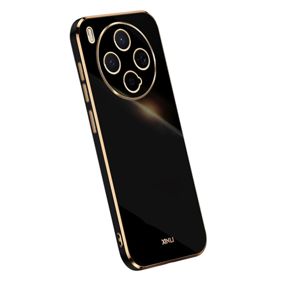 (Black) Bulk Purchasing Xinli For Vivo X300 5G Case Tpu Phone Cover With Electroplating Frame Black 6914295837866