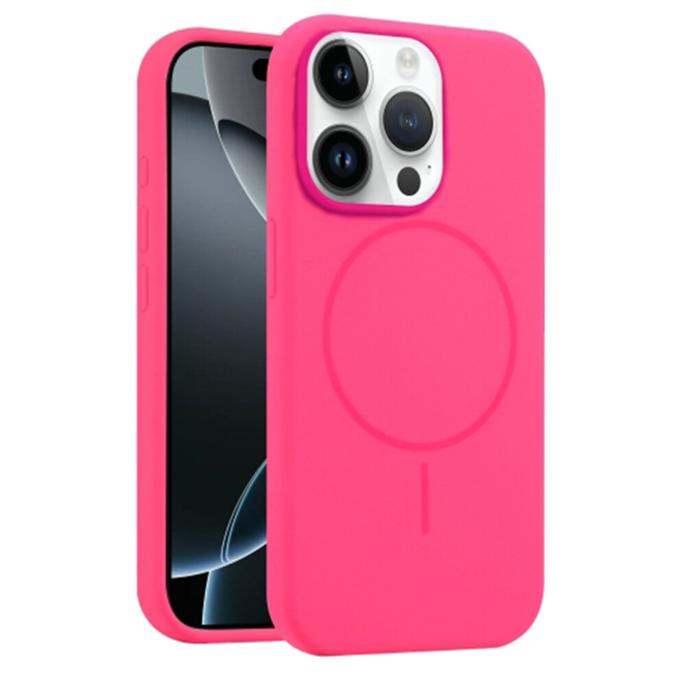 (Rose) For Iphone 13 Pro Max Case Compatible With Magsafe Liquid Silicone Anti-Drop Phone Cover 6914296252460