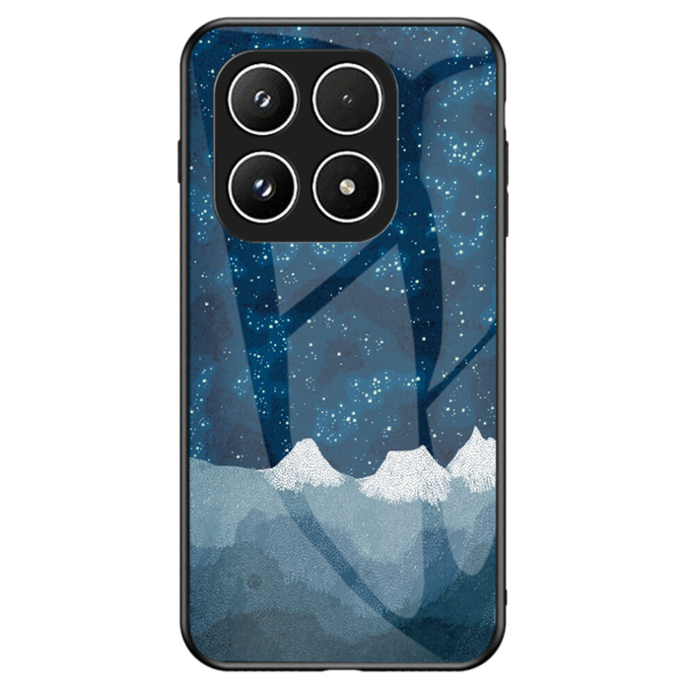 (Scattering Starry) For Xiaomi 17 Case Starry Sky Pattern Tempered Glass Phone Cover 6914296552843