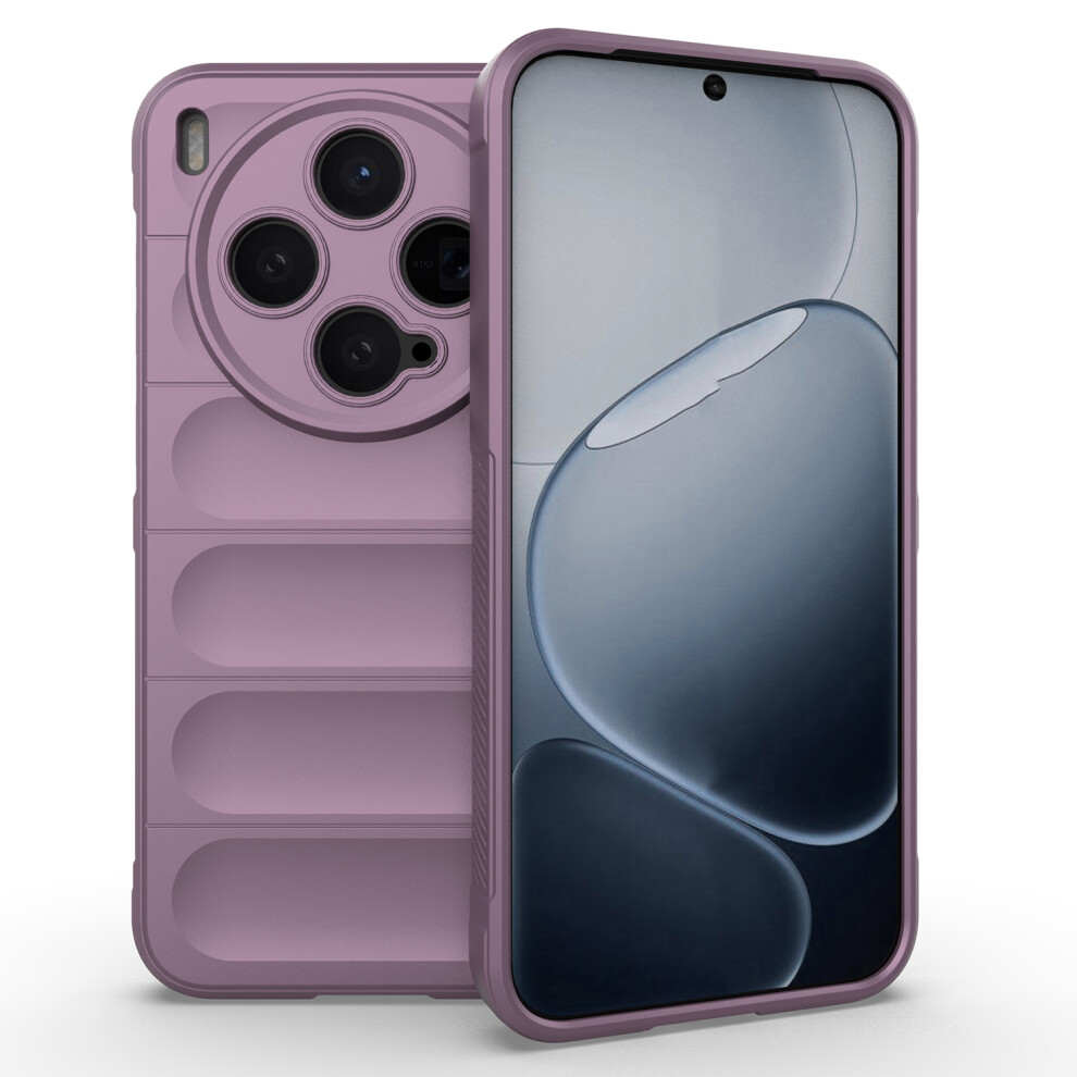 (Light ) For Vivo X300 5G Case Anti-Drop Soft Tpu Rugged Phone Back Cover Purple 6914294751255
