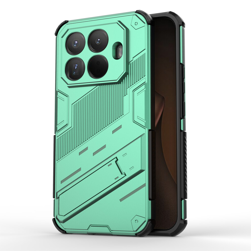 (Green) For Xiaomi 15T Pro Case Pc + Tpu Shockproof Phone Cover With Kickstand Green 6914291959876