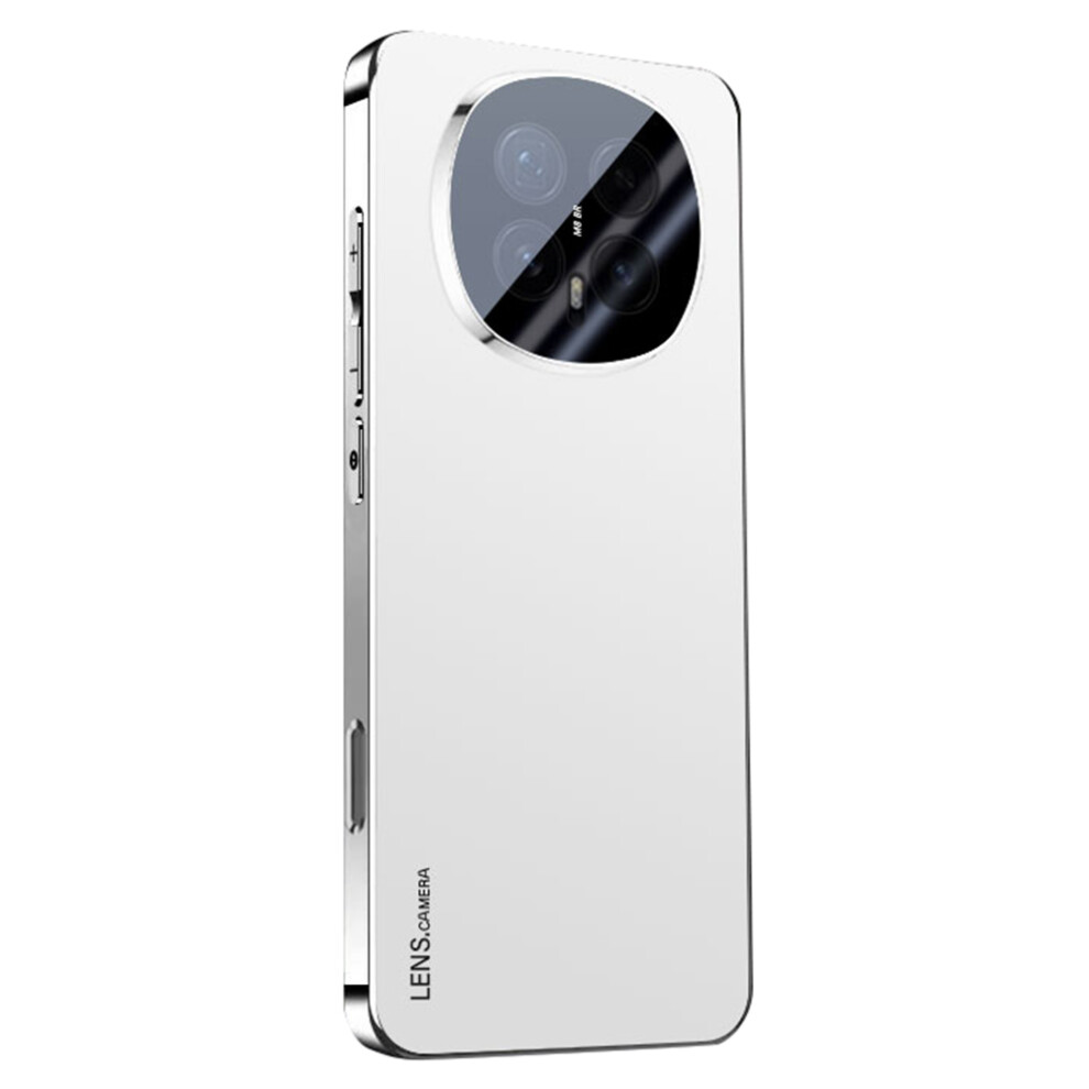 (White) For Honor Magic8 5G Case Acrylic + Tpu + Metal Anti-Scratch Phone Cover With Electroplating Frame White 6914296228434