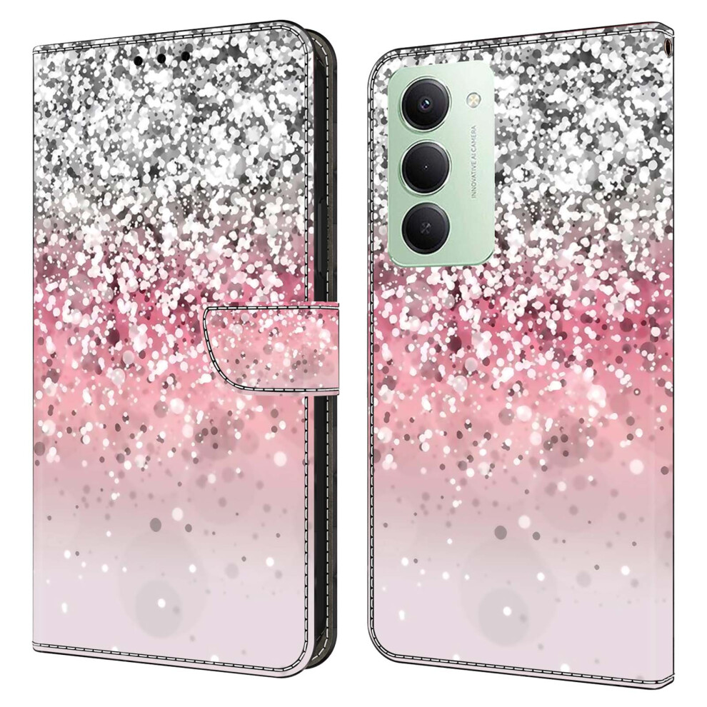 (Gradient) For Xiaomi Redmi 15 5G (Global) (169Mm) Case Magnetic Clasp 3D Pattern Leather Wallet Phone Cover 6914296782233