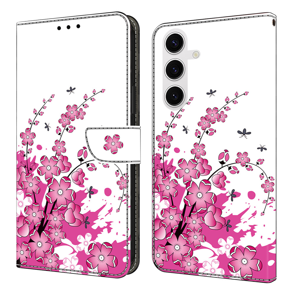 (Flower Vine) For Samsung Galaxy S26+ Case Pu Leather Wallet Phone Cover With Stand 6914299795629