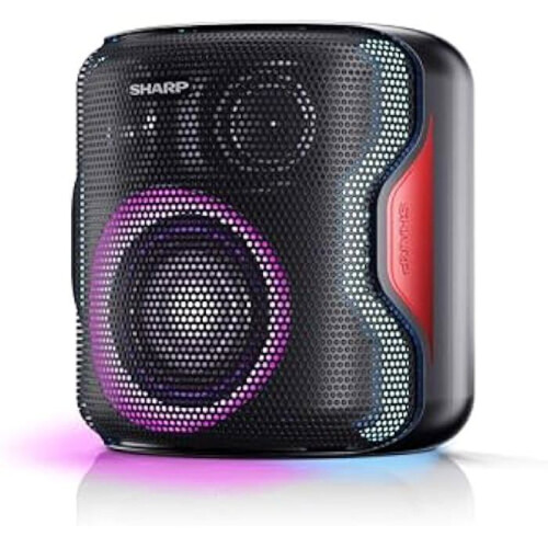 Sharp Bluetooth Speaker - SHARP - PS-921(BK) - 2.1 Kanalen - Spatwaterdicht - LED-lampen