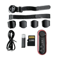 Feu Arrière de Vélo avec Caméra Enregistreur 1080p, Vision à 150, Interconnexion Téléphonique, Caméra de Recul Étanche avec Carte 128 Go.