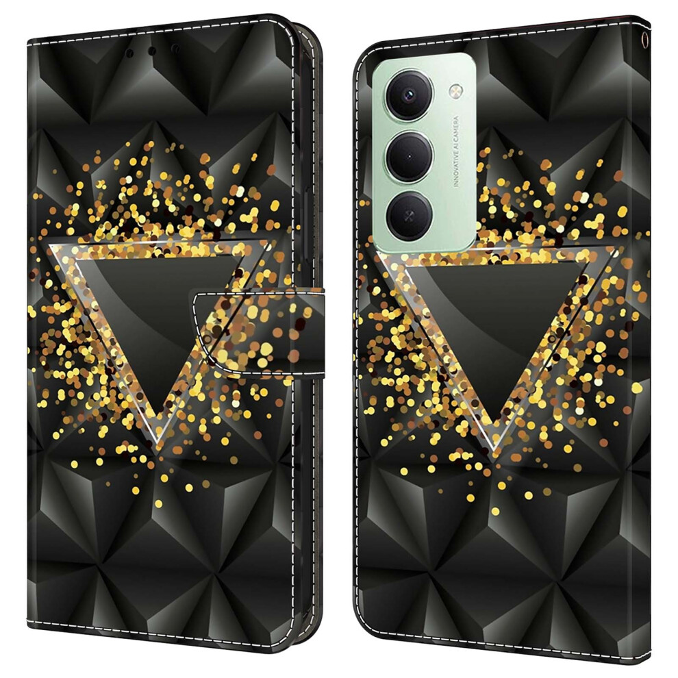 (Rhombus) For Xiaomi Redmi 15 5G (Global) (169Mm) Case Pu Leather Wallet Phone Cover With Stand 6914292138638