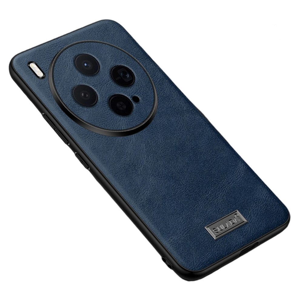 (Blue) Sulada For Vivo X300 5G Case Pu Leather + Tpu + Pc Back Phone Cover Blue 6914295349901