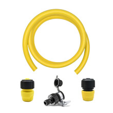 Garden Hose 3/4 in X 9.84 FT for Flexible Kink Resistant Hose with Water Stop Joint Faucet Universal Joint Kit