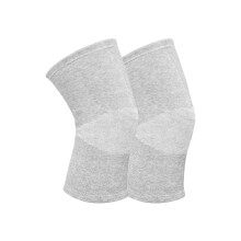 Flexible Breathable Knee Support Sleeve Lightweight For Running Cycling Light Grey S