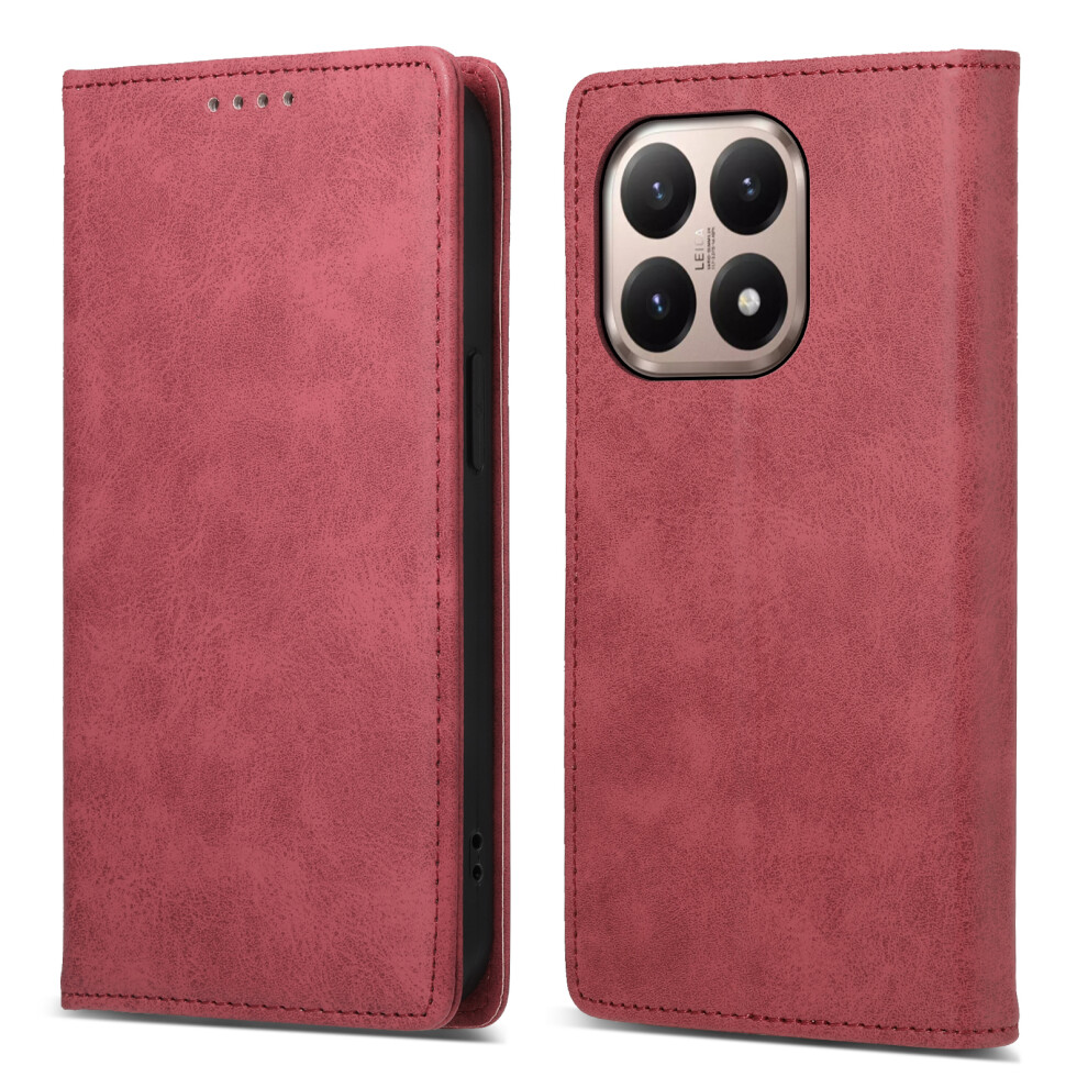 (Red) For Xiaomi 15T Wallet Case Rfid Blocking Pu Leather Phone Cover Red 6914296768800