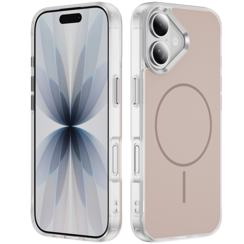 (Desert ) For Iphone 17 Case Compatible With Magsafe Skin Touch Tpu Pc Phone Back Cover Gold 6914292551949